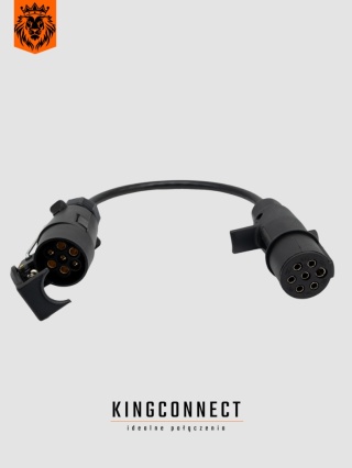 Adapter prosty 12V/0,3m SAE/ISO (12V AMER./12V EUROP.)