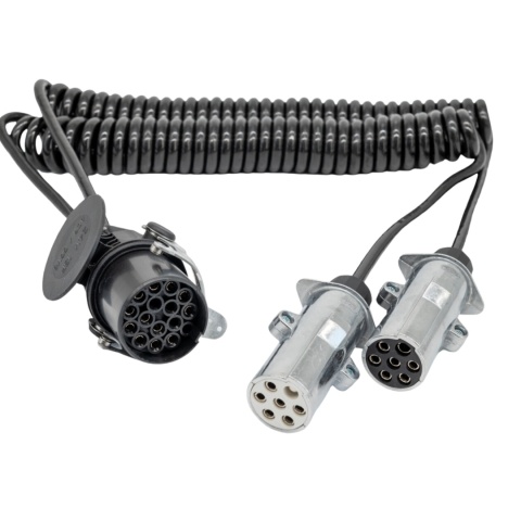 Adapter spiralny wtyczki aluminiowe - NEW LINE 3,5mb Adapter spiralny wtyczki aluminiowe - NEW LINE 3,5mb