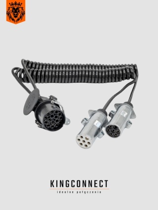Adapter spiralny wtyczki aluminiowe - NEW LINE