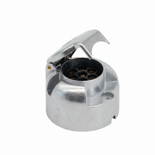 Gniazdo 12V 7 pin aluminiowe