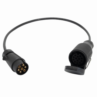 Reduktor prosty 12V 7/13 (wtyczka 12V pl + gniazdo do przedłużacza + 0,8mb przewodu prostego)