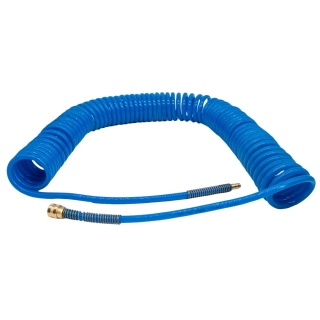 Wąż pneumatyczny spiralny niebieski 15,0mb - 12/8,0mm