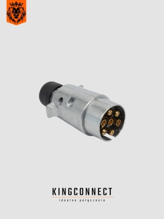 Wtyczka 12V 7 pin aluminiowa