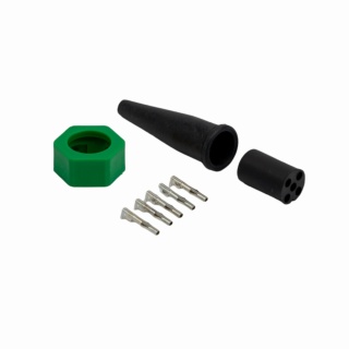 Wtyczka 5 pin Bajonet zielona