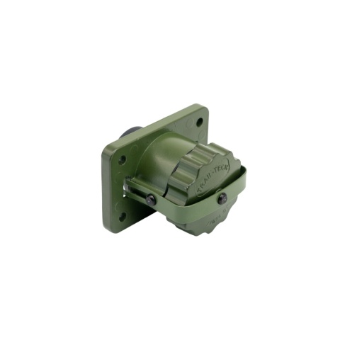 Gniazdo NATO 24V / 2 pin 50mm2 z nakrętką / 50mm PRO NOWOŚĆ Gniazdo NATO 24V / 2 pin 50mm2 z nakrętką / 50mm PRO NOWOŚĆ