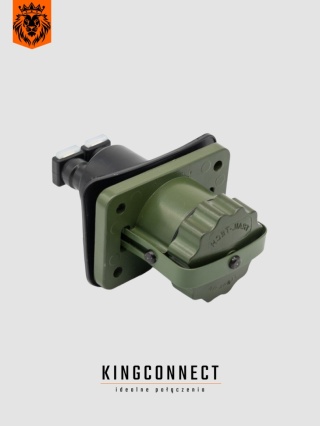 Gniazdo NATO 50mm2 24V 2pin z nakrętką + uszczelka (komplet) PRO / 50mm