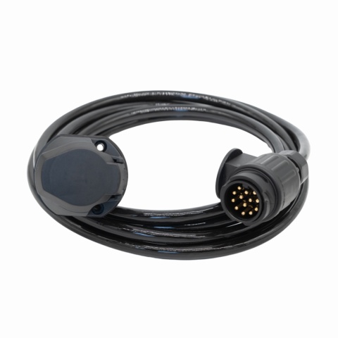 Przedłużacz prosty 13 żyłowy wtyczki 12V /13 pin, gniazdo 13 pin z uszczelką - NOWOŚĆ Przedłużacz prosty 13 żyłowy wtyczki 12V /13 pin, gniazdo 13 pin z uszczelką - NOWOŚĆ