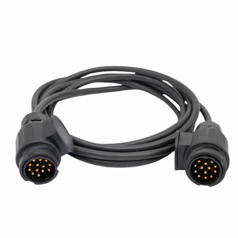 Przewód prosty 8 żyłowy z wtyczkami 12V/13 pin 3,0mb Przewód prosty 8 żyłowy z wtyczkami 12V/13 pin 3,0mb