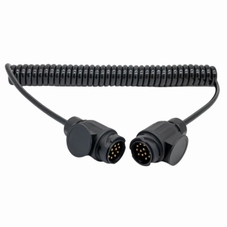 Przewód spiralny 13 żyłowy z wtyczkami 12V/13 pin 3,0mb