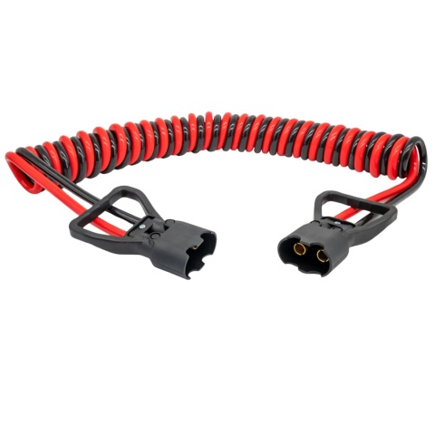 Przewód spiralny 2x35mm PRO z wtyczkami 16A/2pin 6,0mb Przewód spiralny 2x35mm PRO z wtyczkami 16A/2pin 6,0mb
